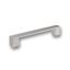 Immagine di maniglie s-2157 mm. 128 metal cromo opaco 161 a:20 h:27 int:128                                                                                           