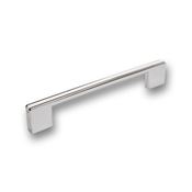 Immagine di maniglie s-2170 mm. 160 metal cromo l/bianco 168 a:10 h:28 int:128/160                                                                                           