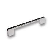 Immagine di maniglie s-2170 mm. 160 metal cromo l/nero 168 a:10 h:28 int:128/160                                                                                           