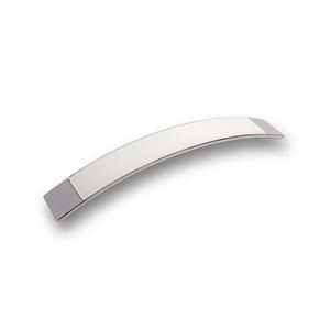 Immagine di maniglie s-2184 mm. 160 metal cromo l/bianco 200 a:30 h:26 int:160                                                                                           