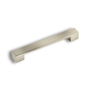 Immagine di maniglie s-2328 mm. 192 metal nikel 205 a:25 h:25 int:160/192                                                                                           