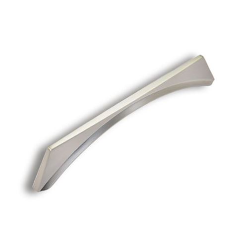 Immagine di maniglie s-2341 mm. 160 metal nikel satinato 173 a:12 h:30 int:160                                                                                           