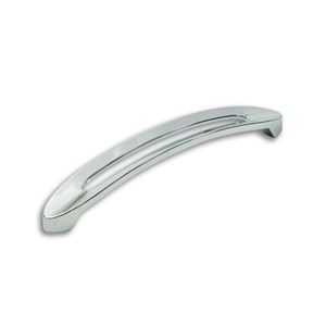 Immagine di maniglie s-2374 mm. 160 metal cromo lucido 180 a:25 h:29 int:160                                                                                           