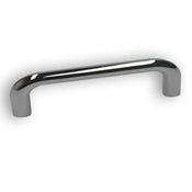 Immagine di maniglie s-6175 mm. 128 metal cromo lucido 136 a:8 h:27 int:128                                                                                           