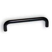 Immagine di maniglie s-6175 mm. 128 metal nero 136 a:8 h:27 int:128                                                                                           