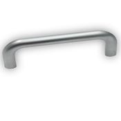 Immagine di maniglie s-6175 mm. 160 metal cromo opaco 168 a:8 h:26,5 int:160                                                                                           