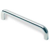 Immagine di maniglie s-6211 mm.  96 metal cromo lucido 106 a:10 h:28,5 int:96                                                                                           