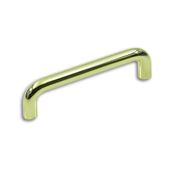 Immagine di maniglie s-6211 mm.  96 metal ottone lucido 106 a:10 h:28,5 int:96                                                                                           