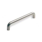 Immagine di maniglie s-6211 mm. 160 metal nikel opaco 170 a:10 h:28,5 int:160                                                                                           