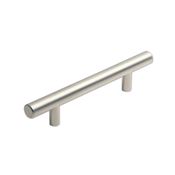 Immagine di maniglie s-6300 mm. 96 metallo nikel opaco 158 a:14 h:33 int:96                                                                                           