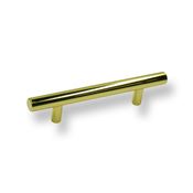 Immagine di maniglie s-6300 mm. 96 metallo ottone lucido 158 a:14 h:33 int:96                                                                                           