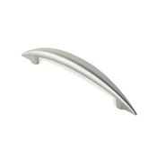 Immagine di maniglie s-809 mm. 96 metallo cromo opaco 130 a:12 h:29 int:96                                                                                           