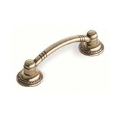 Immagine di maniglie s-812 mm. 64 metallo ottone antico 86 a:22 h:24 int:64                                                                                           
