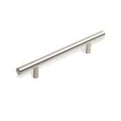 Immagine di maniglie s-885 mm. 128 metallo nikel opaco 208 a:12 h:32 int:128                                                                                           