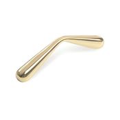 Immagine di maniglie s-911 mm. 64 metallo ottone lucido 71 a:9,5 h:21 int:64                                                                                           