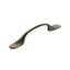 Immagine di maniglie s-921 mm. 76 metallo ottone antico 126 a:16 h:24 int:76                                                                                           