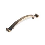 Immagine di maniglie s-922 mm. 76 metallo ottone antico 113 a:14 h:21 int:76                                                                                           