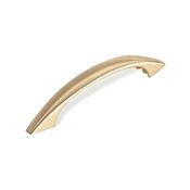 Immagine di maniglie s-923 mm. 76 metallo ottone lucido 102 a:11 h:19 int:76                                                                                           