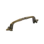 Immagine di maniglie s-924 mm. 76 metallo ottone antico 109 a:22 h:23 int:76                                                                                           