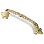 Immagine di maniglie s-924 mm. 76 metallo ottone lucido 109 a:22 h:23 int:76                                                                                           