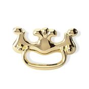 Immagine di maniglie s-925 mm. 64 metallo ottone lucido 74 a:48 h:19 int:64                                                                                           