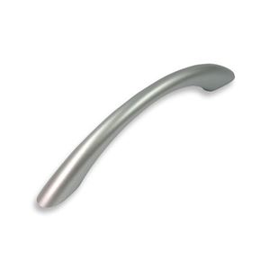 Immagine di maniglie s-a549 mm. 96 plast argento alu 134 a:11 h:28 int:96                                                                                           