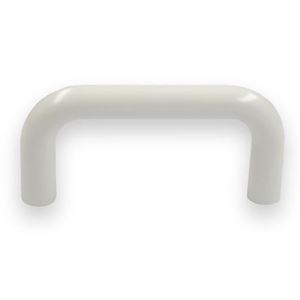 Immagine di maniglie s-h121 mm. 64 plast bianco 4 a10 h35 int64 busta 2 pz.                                                                                           