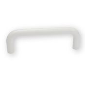 Immagine di maniglie s-h121 mm. 96 plast bianco 06 a10 h35 int96 busta 2 pz.                                                                                           