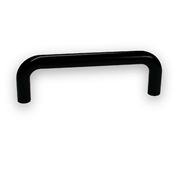 Immagine di maniglie s-h121 mm. 96 plast nero 06 a10 h35 int96 busta 2 pz.                                                                                           