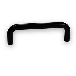 Immagine di maniglie s-h121 mm. 96 plast nero 06 a10 h35 int96 busta 2 pz.                                                                                           