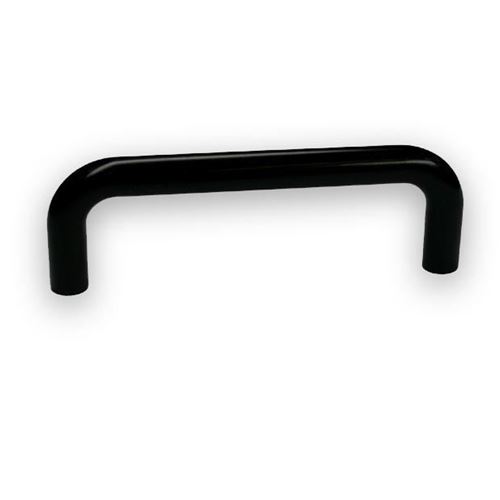 Immagine di maniglie s-h121 mm. 96 plast nero 06 a10 h35 int96 busta 2 pz.                                                                                           