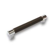 Immagine di maniglie s-h191 mm. 160 metal marrone/cromo l. 183 a:20 h:37 int:160                                                                                           