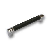 Immagine di maniglie s-h191 mm. 160 metal nero/cromo luc. 183 a:20 h:37 int:160                                                                                           