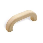 Immagine di maniglie s-s301 mm. 64 acero grezzo 75 a:14 h:29 int:64                                                                                           