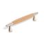 Immagine di maniglie s-s351 mm. 128 faggio lucido/nikel op. 166 a:12 h:31,5 int:128                                                                                           