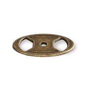 Immagine di piastrine s-1549 mm. 30 metal ottone antico 50 a:30 h:2                                                                                           