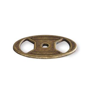 Immagine di piastrine s-1549 mm. 30 metal ottone antico 50 a:30 h:2                                                                                           