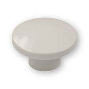 Immagine di pomoli s-0104 mm. 35 plastica bianco 35 a:35 h:19                                                                                           