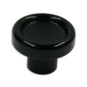 Immagine di pomoli s-0291 mm. 28 plastica nero 28 a:28 h:20                                                                                           