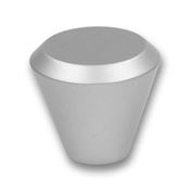 Immagine di pomoli s-0506 mm. 28 plastica argento alu 28 a:28 h:25                                                                                           