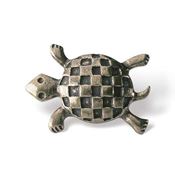 Immagine di pomoli s-1049 mm. 34 metallo ottone antico 48 a:34 h:26                                                                                           