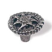 Immagine di pomoli s-1183 mm. 35 metallo argento antico 36 a:35 h:25                                                                                           