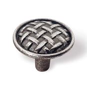 Immagine di pomoli s-1207 mm. 11 metallo argento antico 41,5 a:10,5 h:32                                                                                           