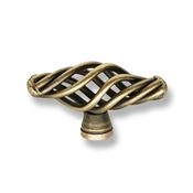 Immagine di pomoli s-1268 mm. 19 metallo ottone antico 51 a:19 h:34                                                                                           