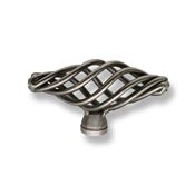 Immagine di pomoli s-1268 mm. 22 metallo ferro anticato 62 a:22 h:37                                                                                           