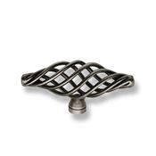 Immagine di pomoli s-1268 mm. 26 metallo ferro anticato 74 a:26 h:41                                                                                           