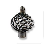 Immagine di pomoli s-1303 mm. 40 metallo ferro anticato 40 a:40 h:63                                                                                           