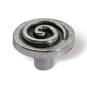 Immagine di pomoli s-1315 mm. 22 metallo argento antico 22 a:22 h:15                                                                                           