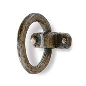 Immagine di pomoli s-1366 mm. 33 metallo ottone antico 41 a:33 h:38                                                                                           