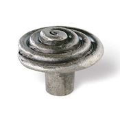 Immagine di pomoli s-1368 mm. 33 metallo ferro anticato 33 a:33 h:23                                                                                           